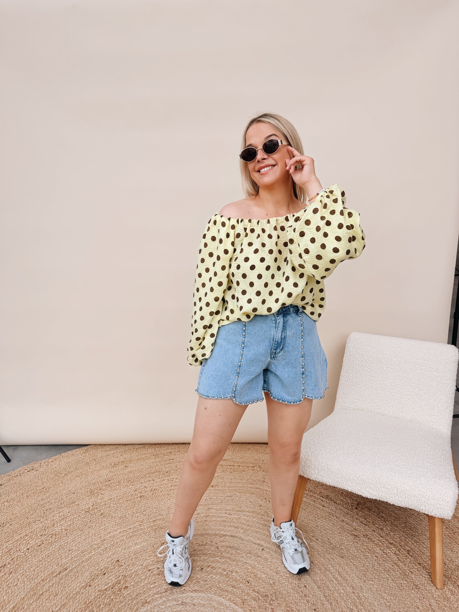 Cato Studs Jeans Short