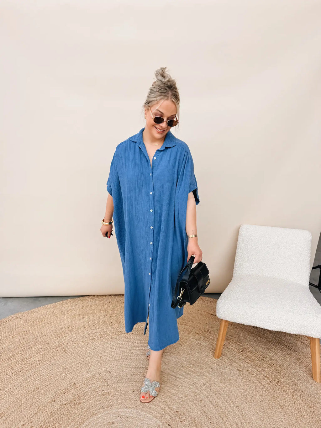 Mona Jurk Blauw