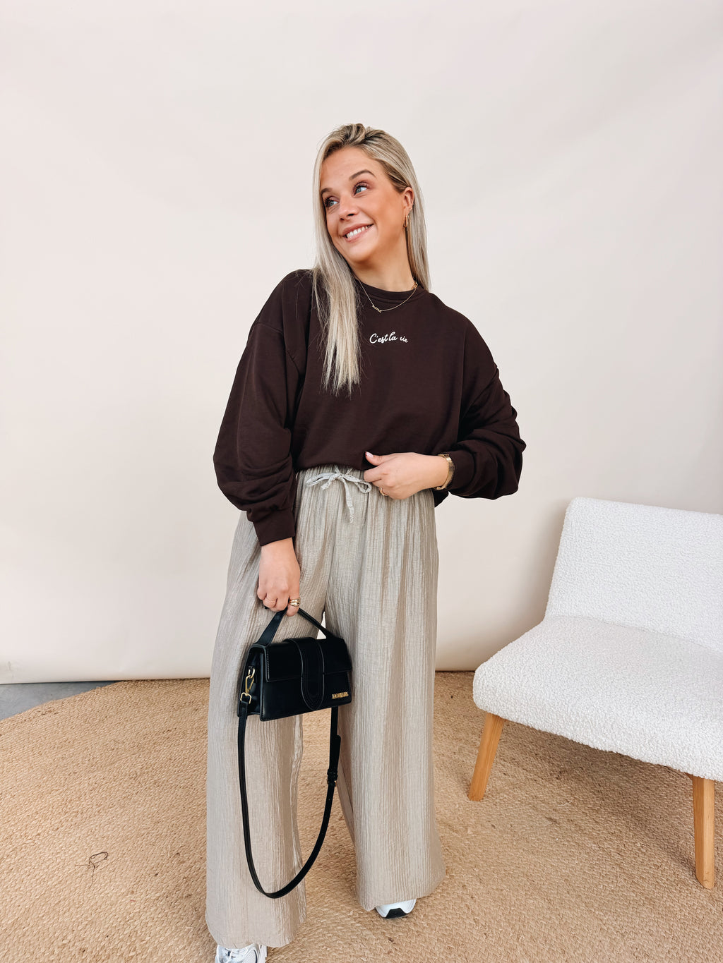 Sweatshirt C'Est La Vie Choco