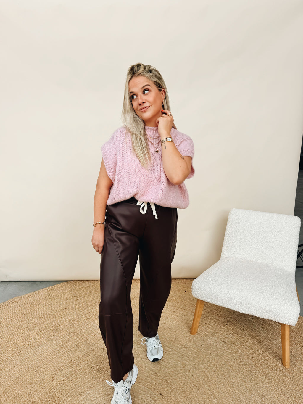 Apolline Knit Rose