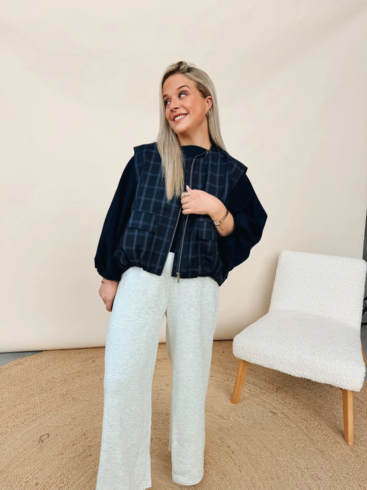 Clémentine Pantalon Lichtgrijs