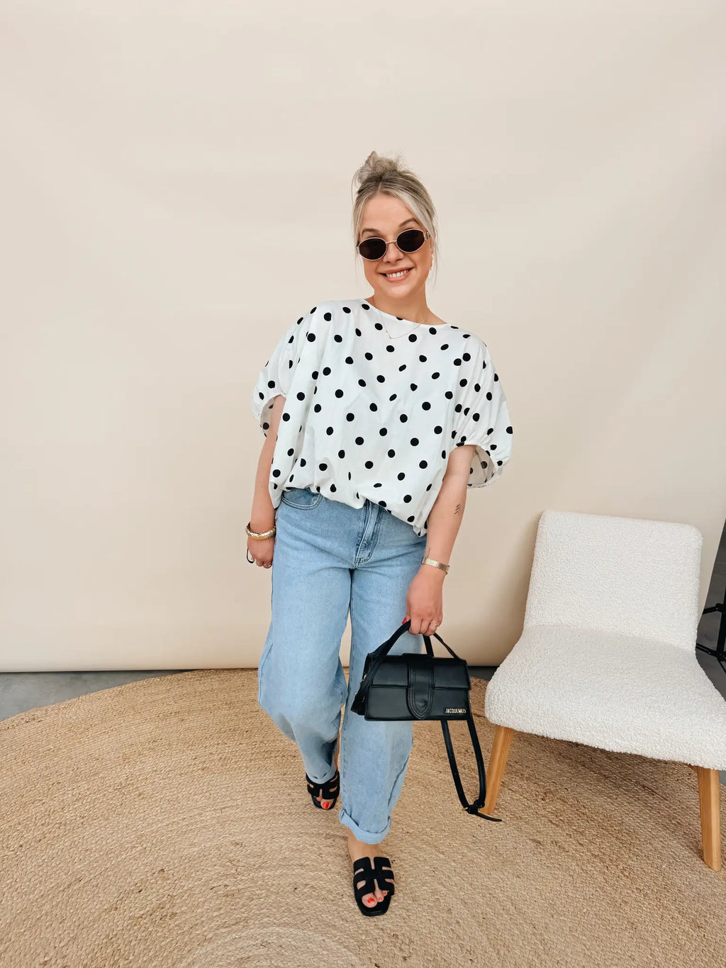 Odette Dot Top Wit