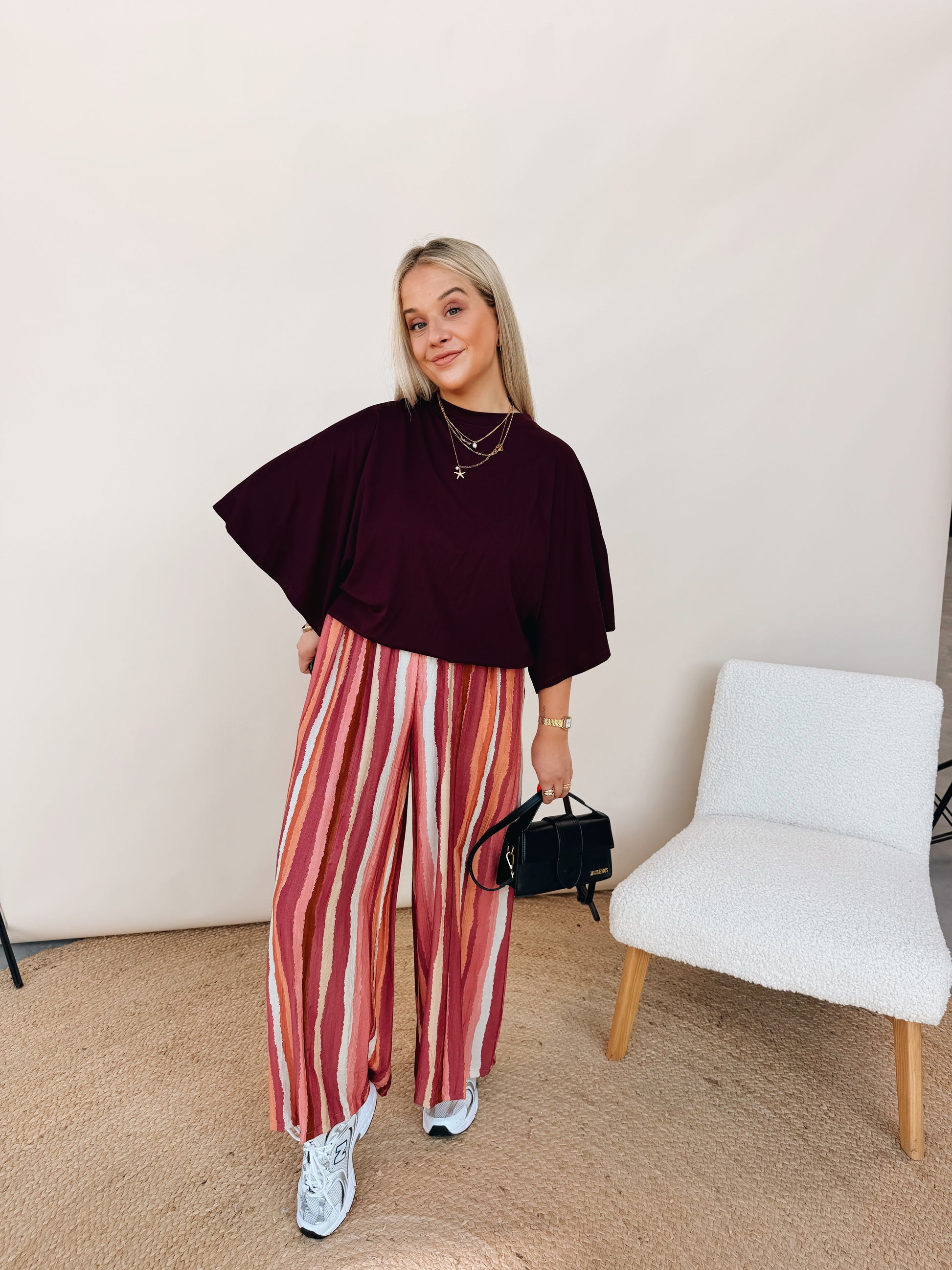 Siena Top Burgundy