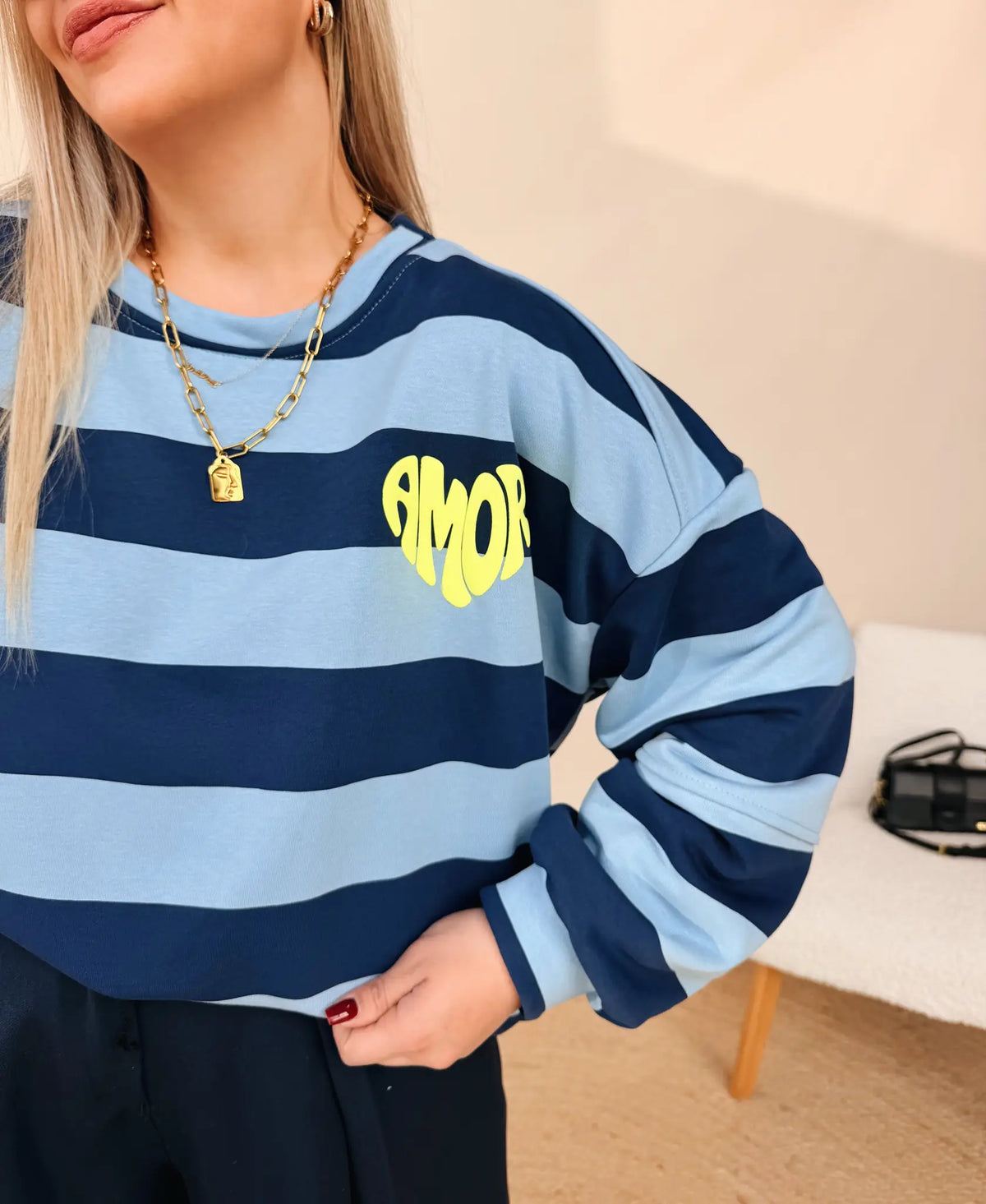 Sweatshirt Amor Club Navy
