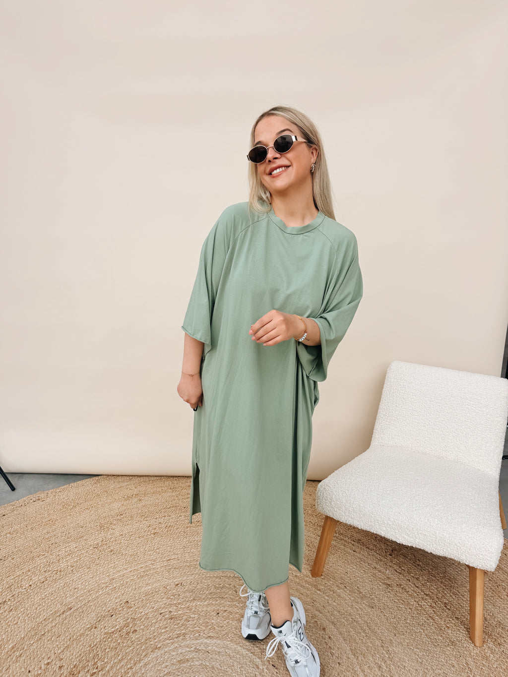 Isabella Dress Khaki