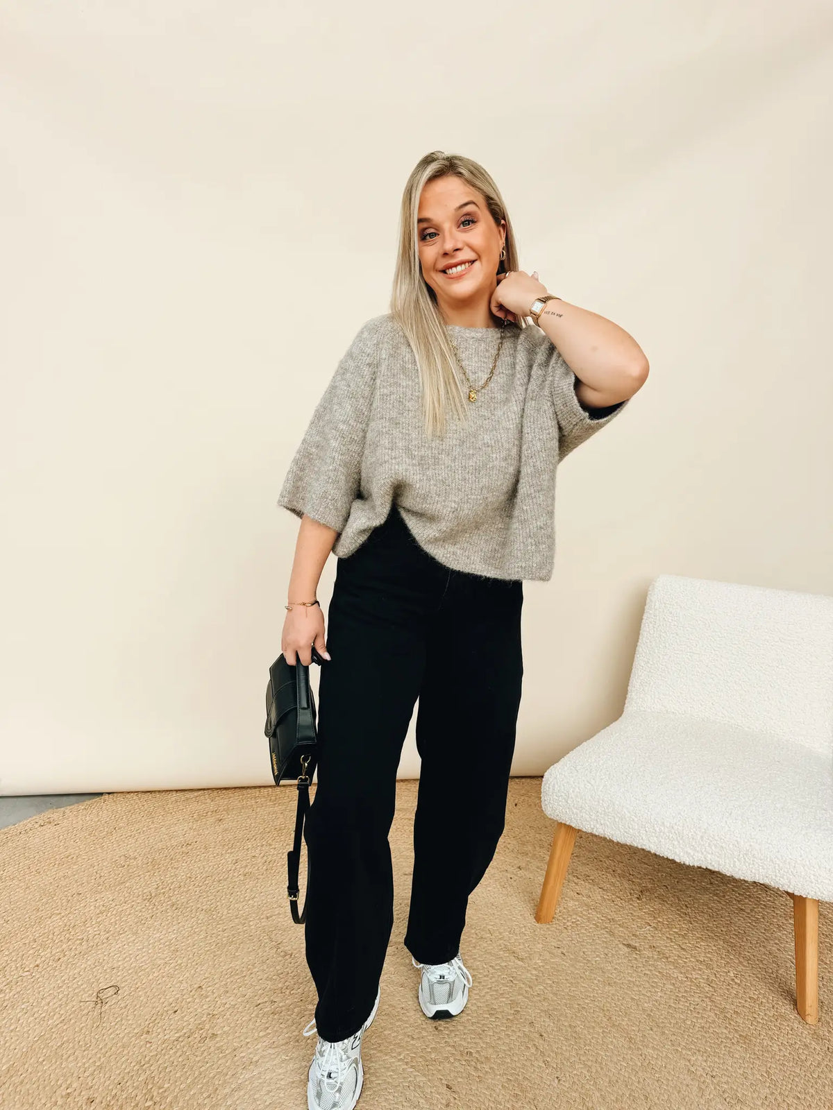 Cassandre Balloon Jeans Zwart