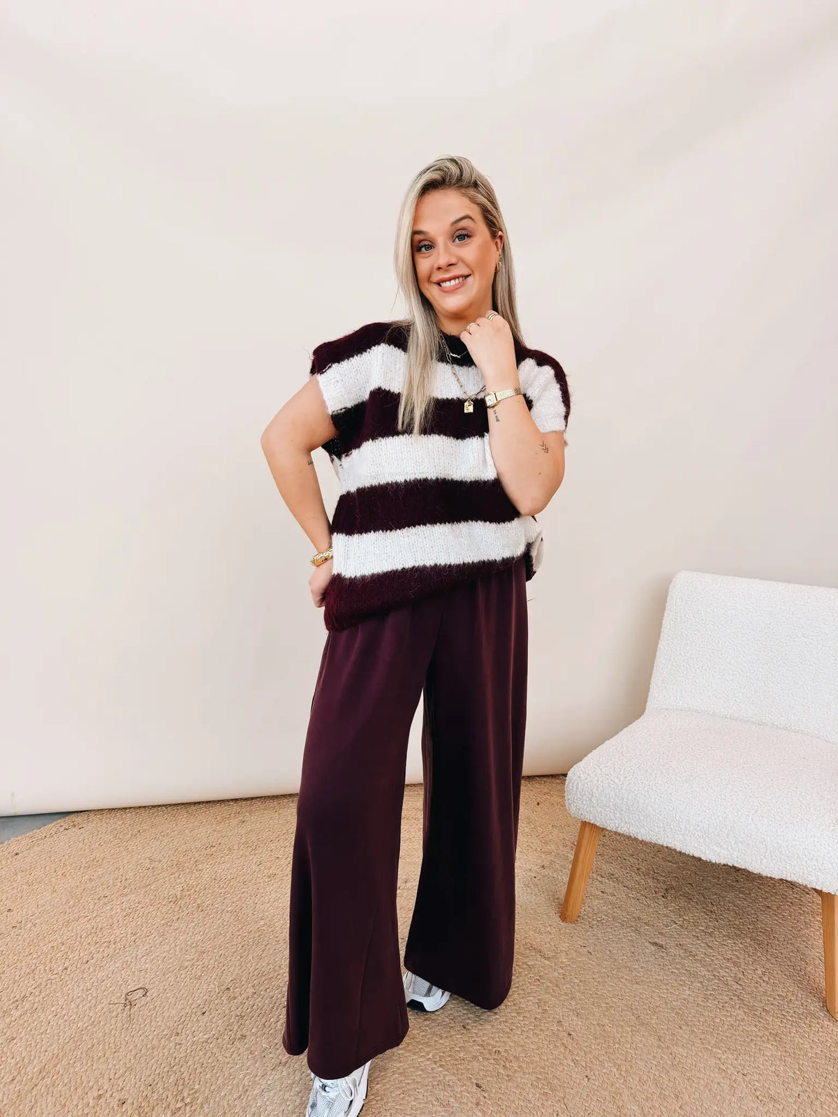 Alix Knit Burgundy