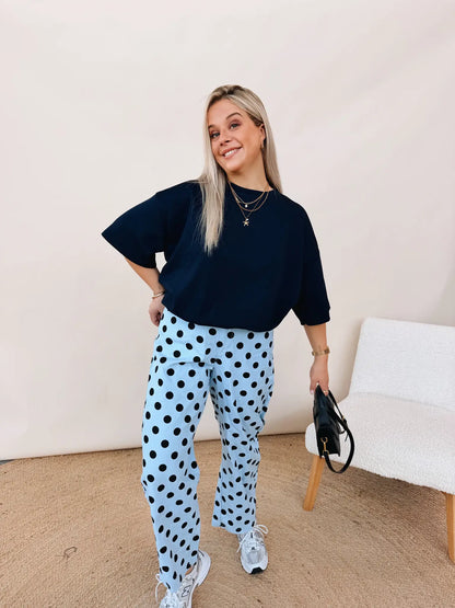 Rosanna Dot Jeans Blauw