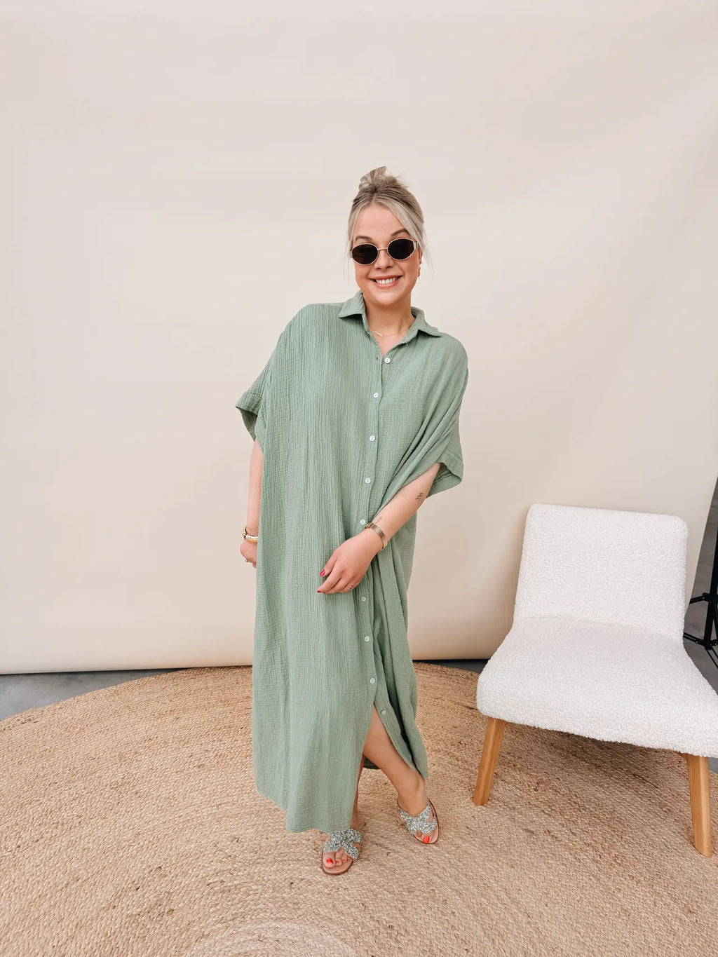 Mona Jurk Khaki
