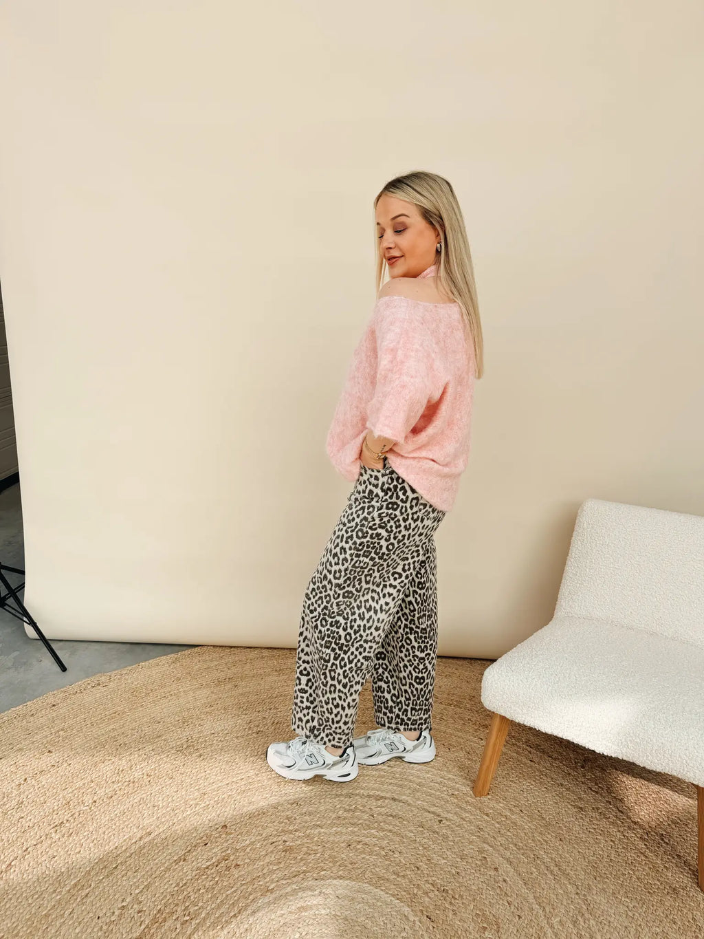 Francien Balloon Jeans Leopard