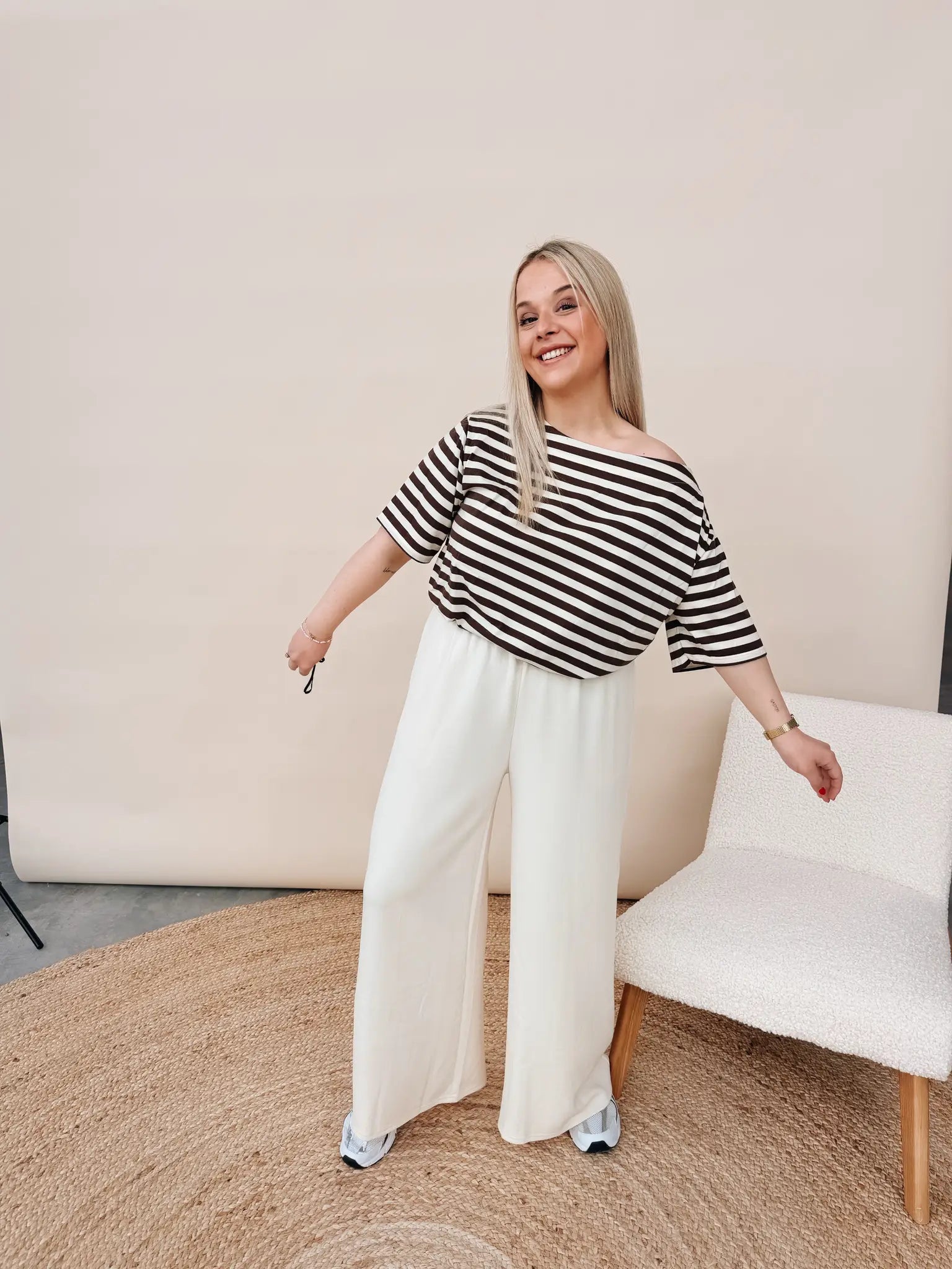 Clementine Pantalon Ecru