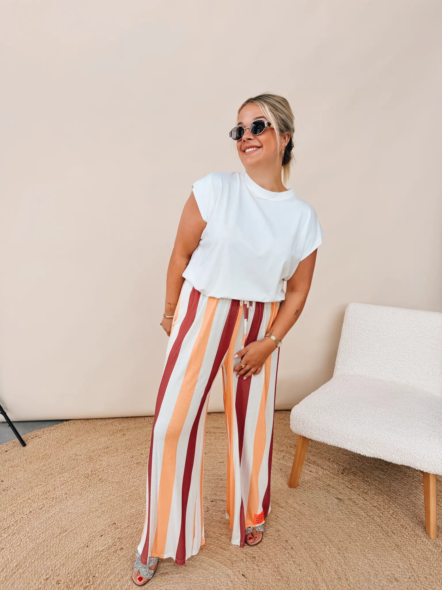 Clarisse Pantalon Bordeaux