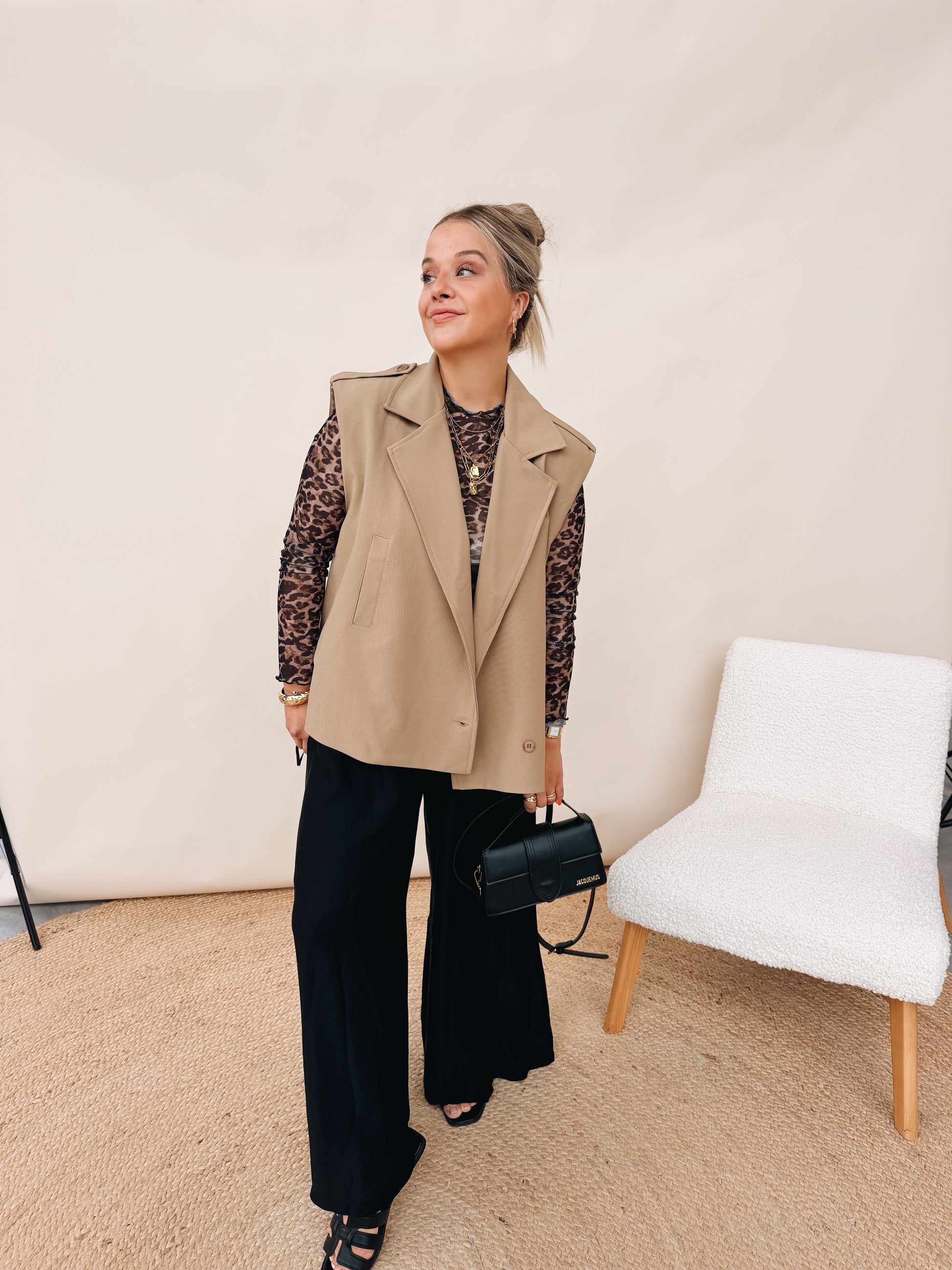 Estelle Leopard Top