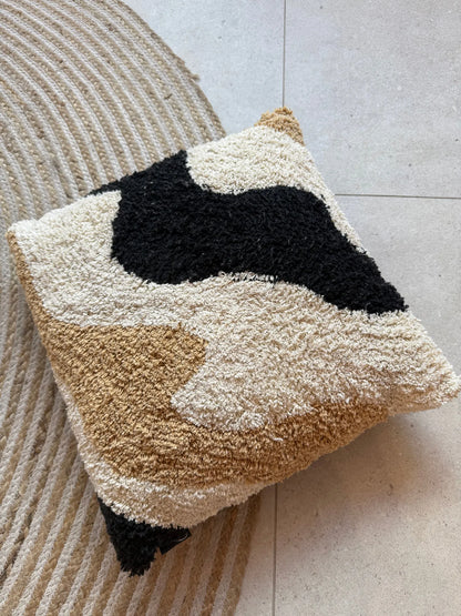 Kussen Fie Black/Natural