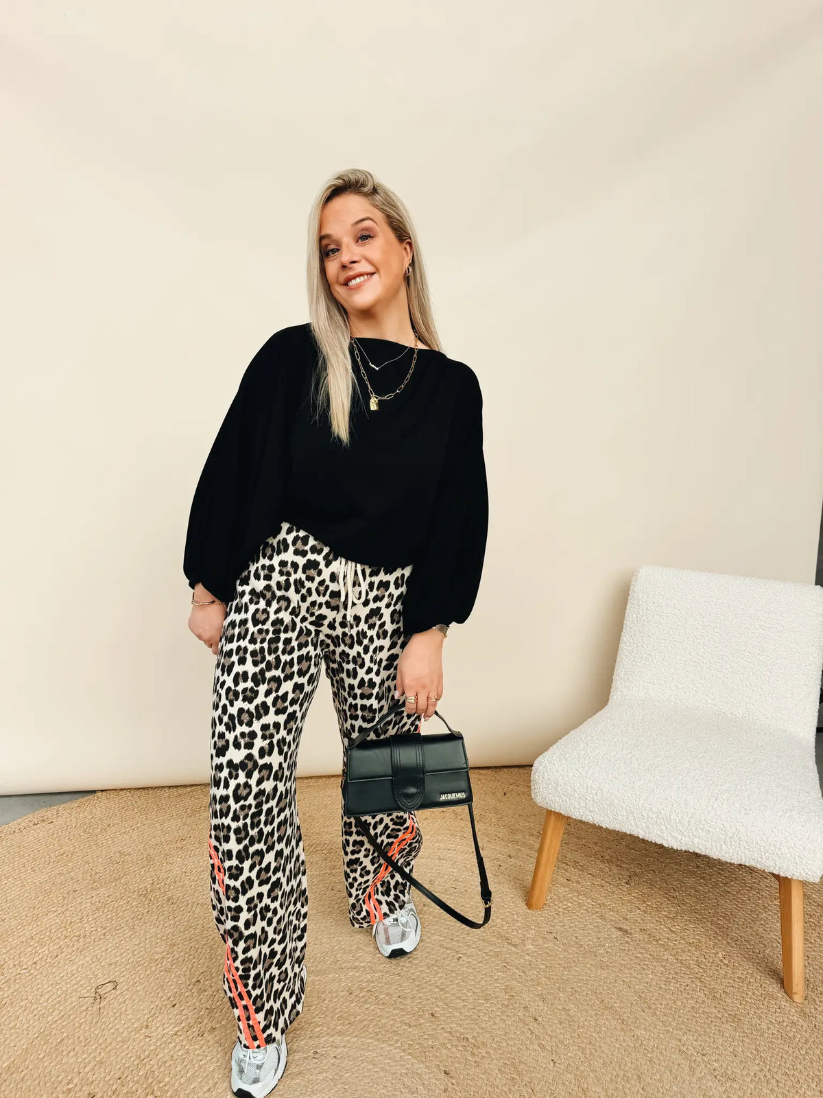 Laurelle Leopard Pantalon