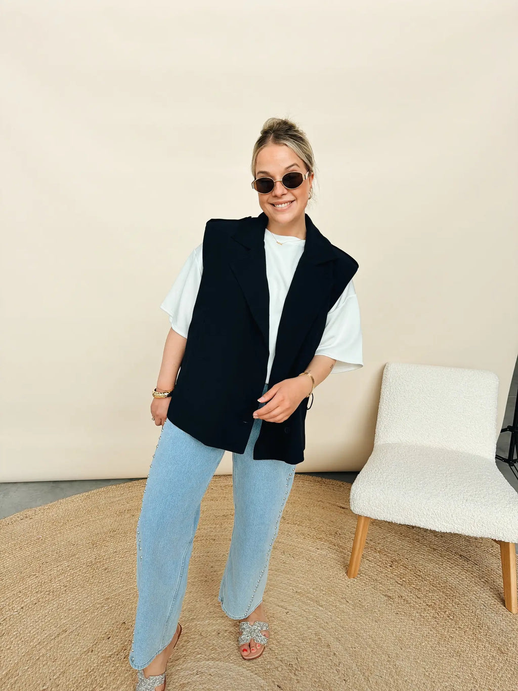 Noé Blazer Marineblauw