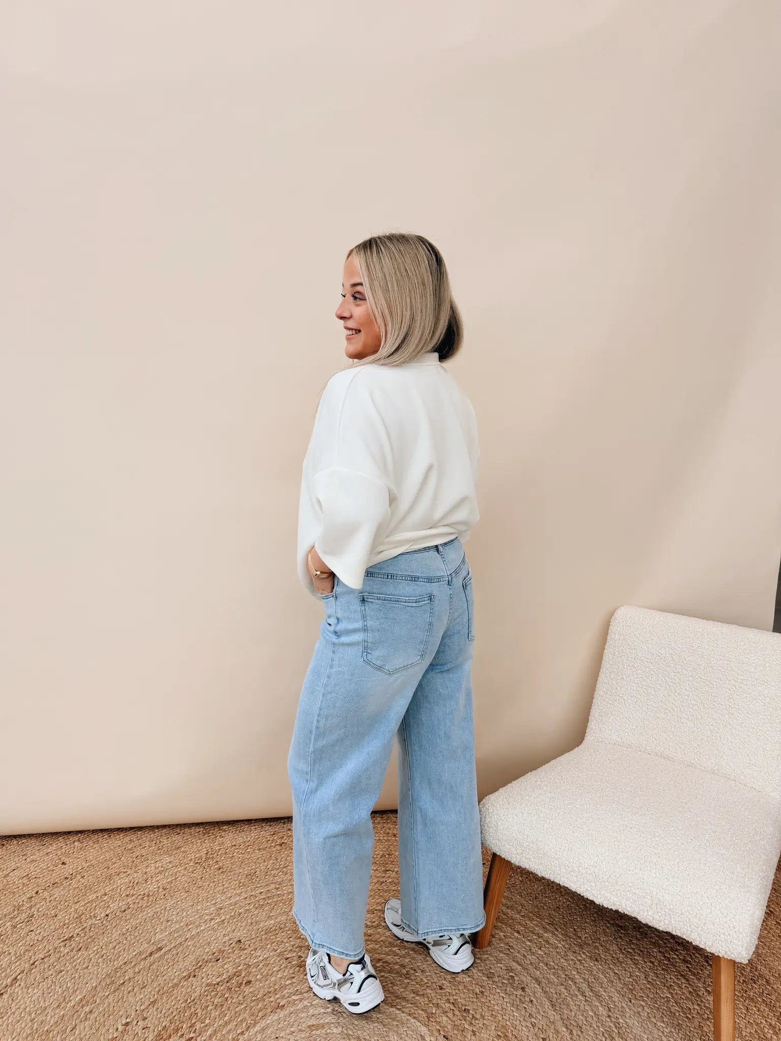 Eva Wide Leg Cropped Jeans