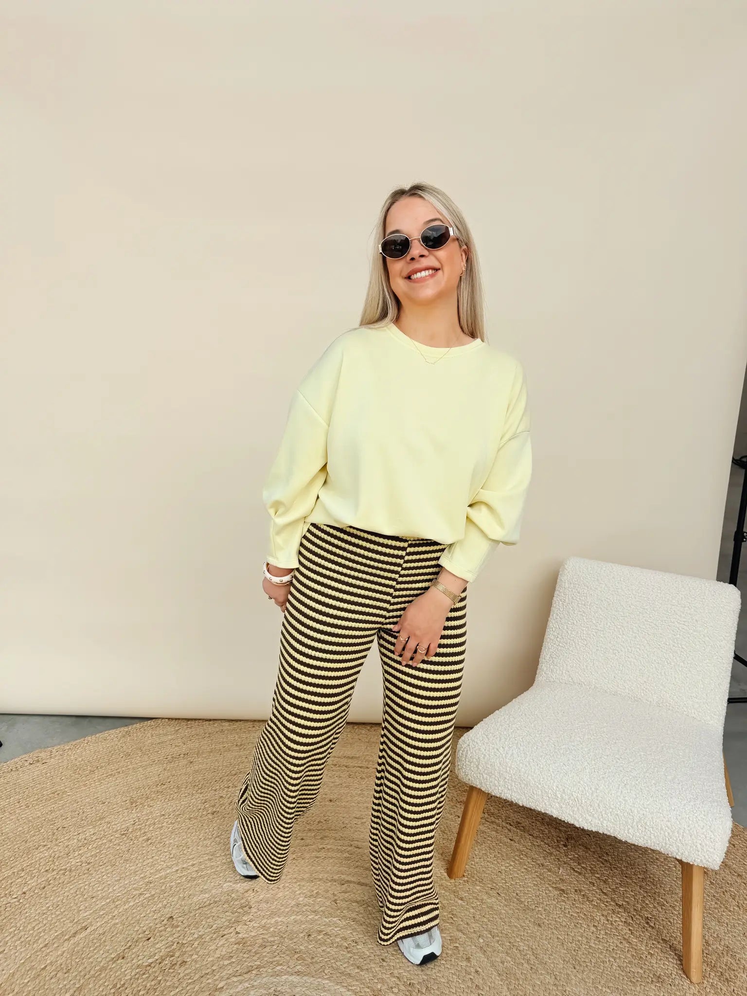 Cleo Pantalon Geel