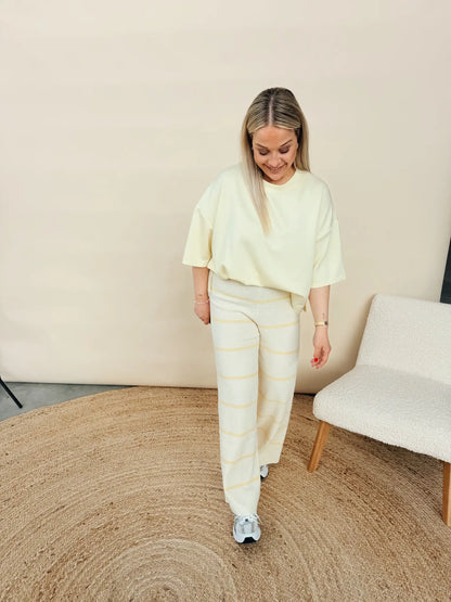 Claudine Pantalon Geel