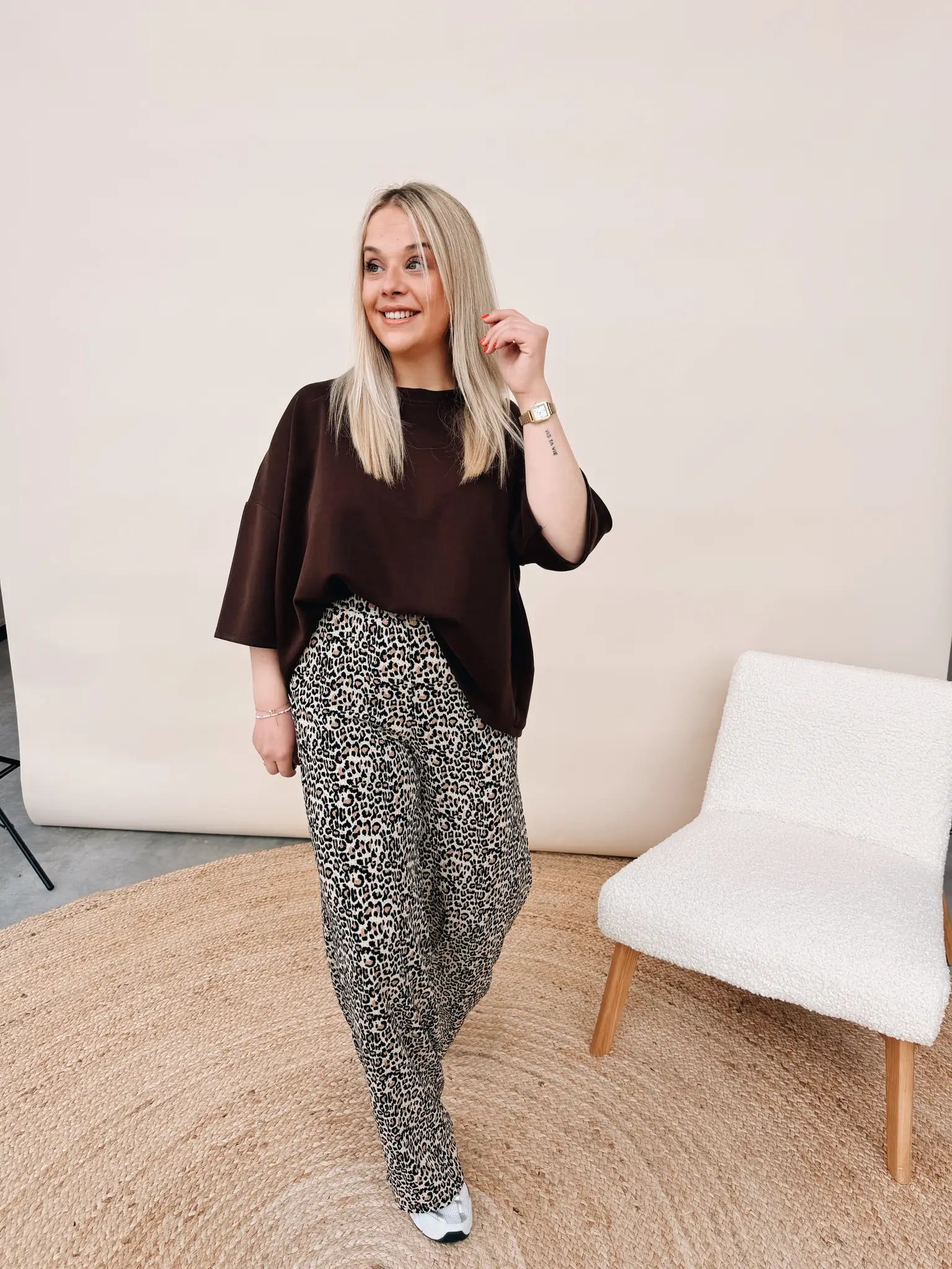 Vieve Leopard Pantalon