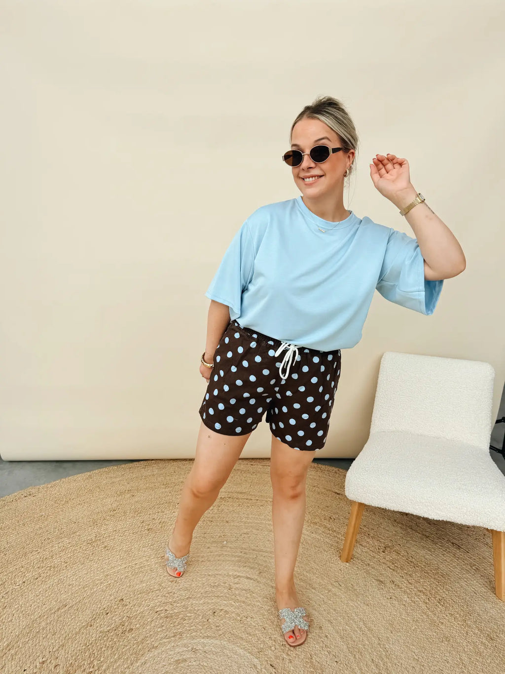 Nina Dot Short Choco