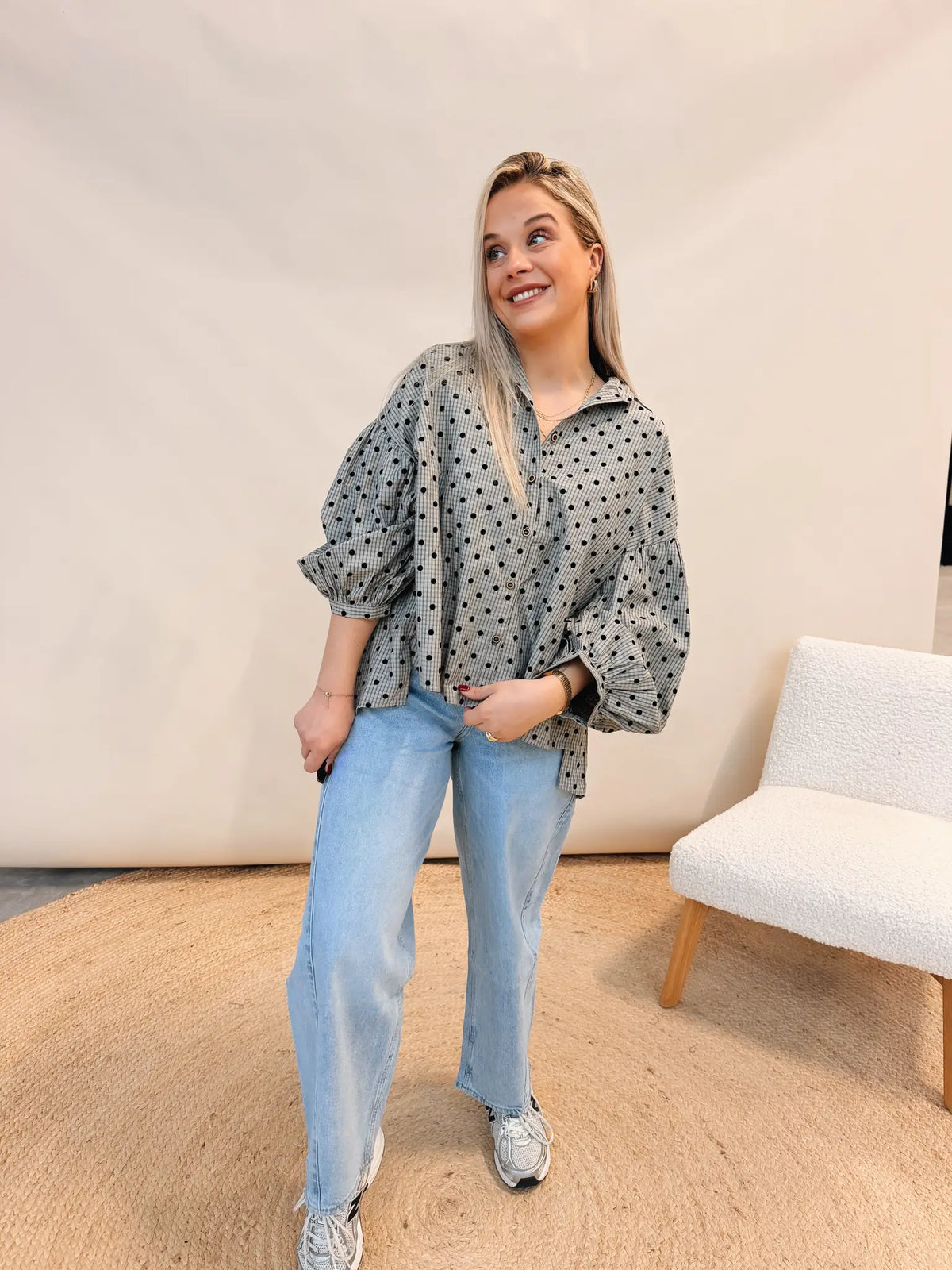 Ysé Dot Blouse