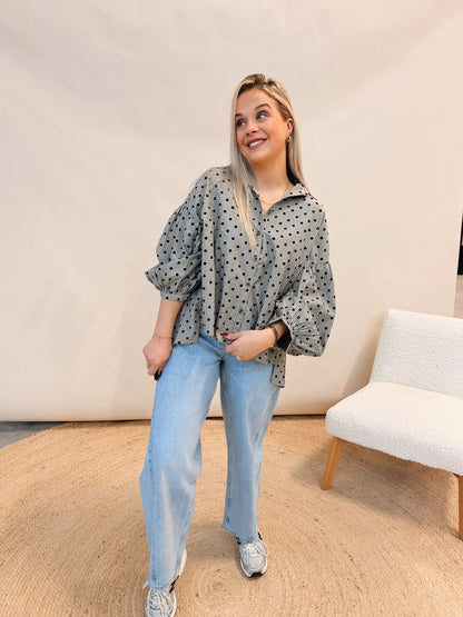 Ysé Dot Blouse
