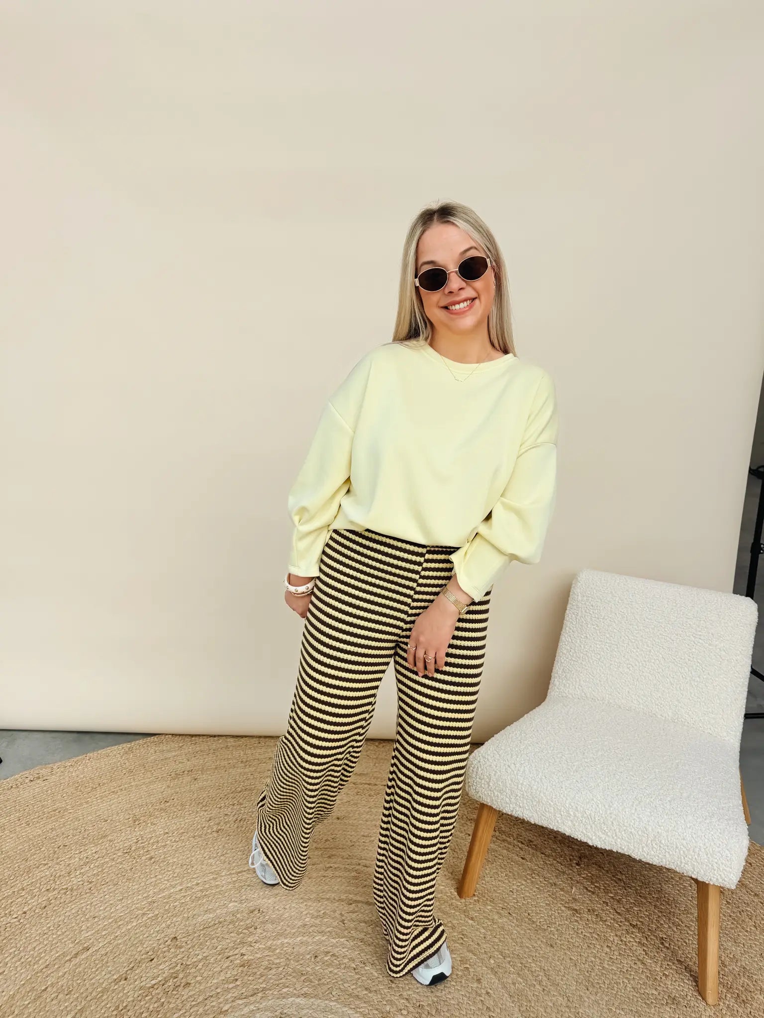 Cleo Pantalon Geel