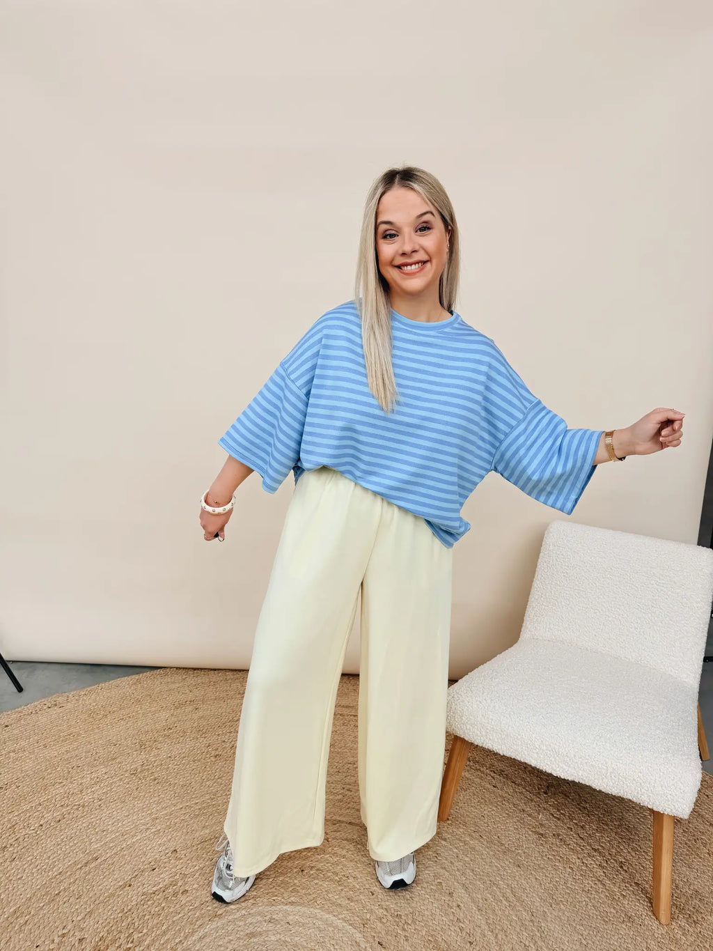 Shirt Soleil Babyblauw