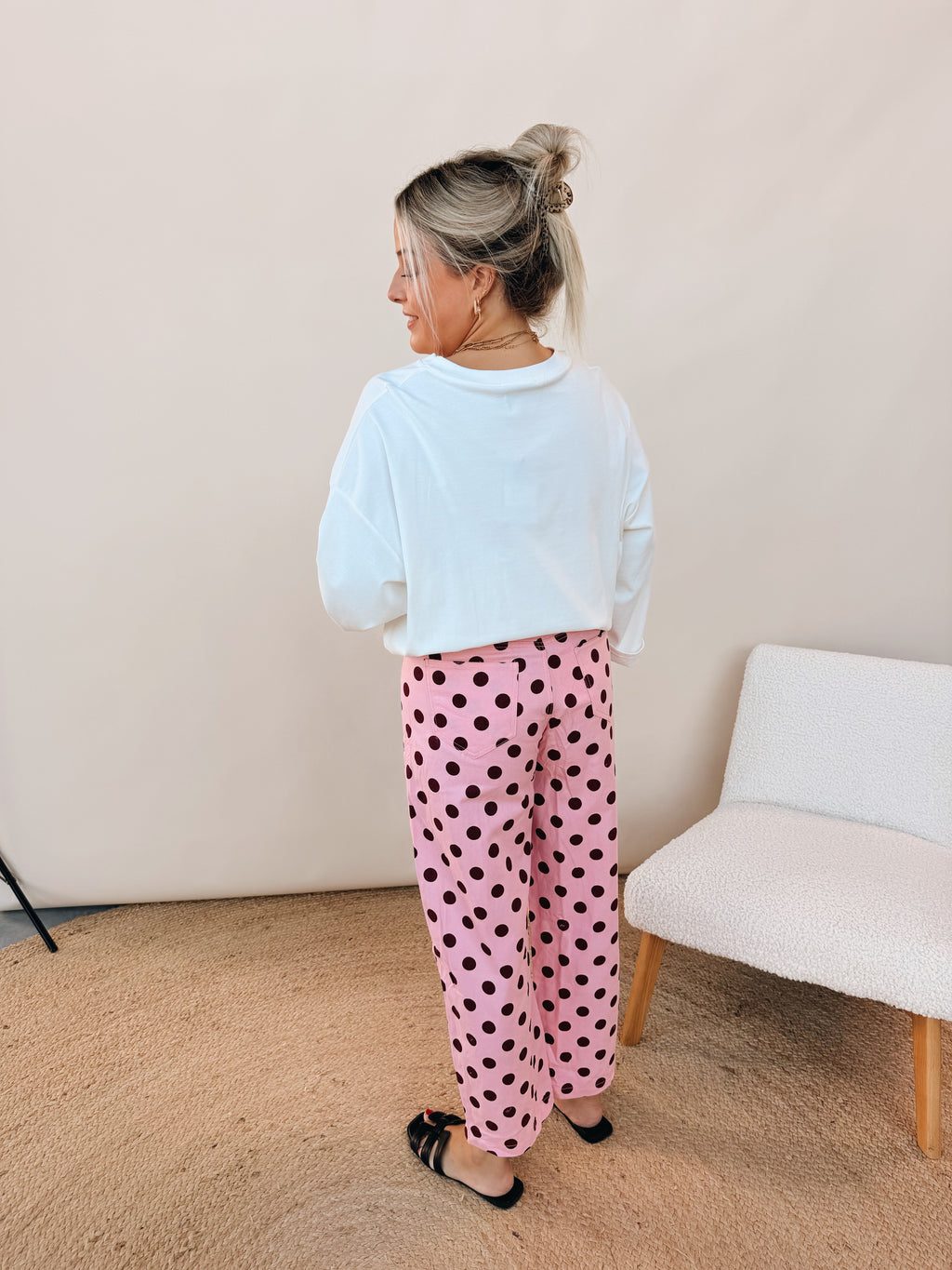Rosanna Dot Jeans Rose
