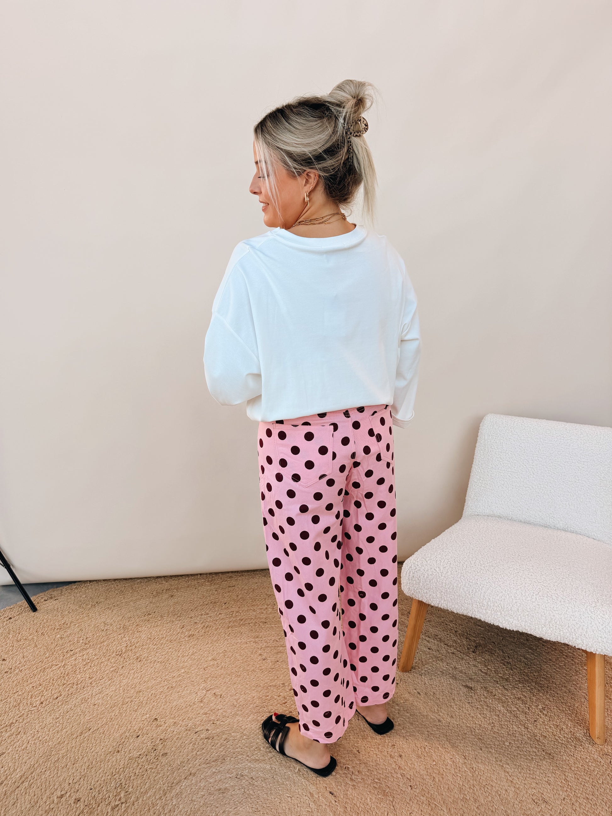 Rosanna Dot Jeans Rose