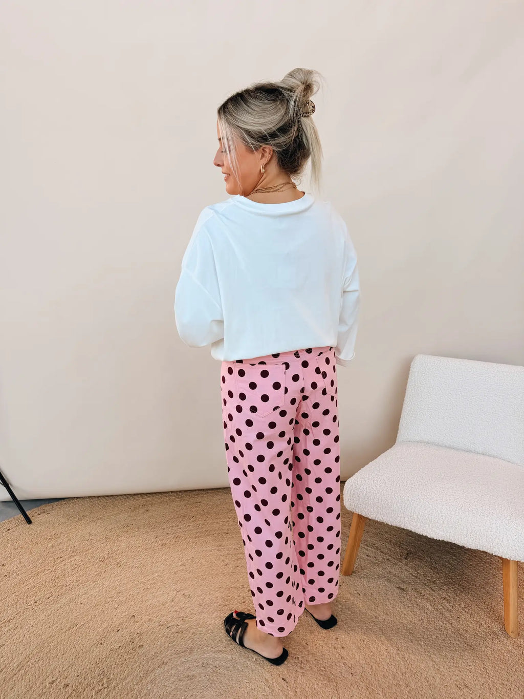 Rosanna Dot Jeans Rose