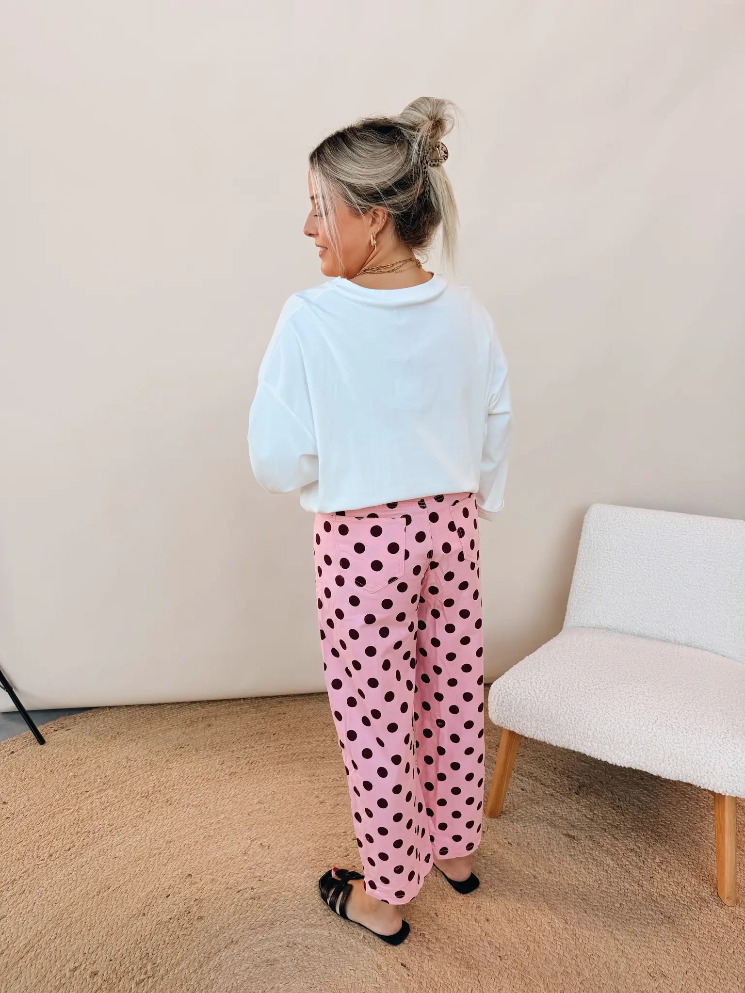 Rosanna Dot Jeans Rose