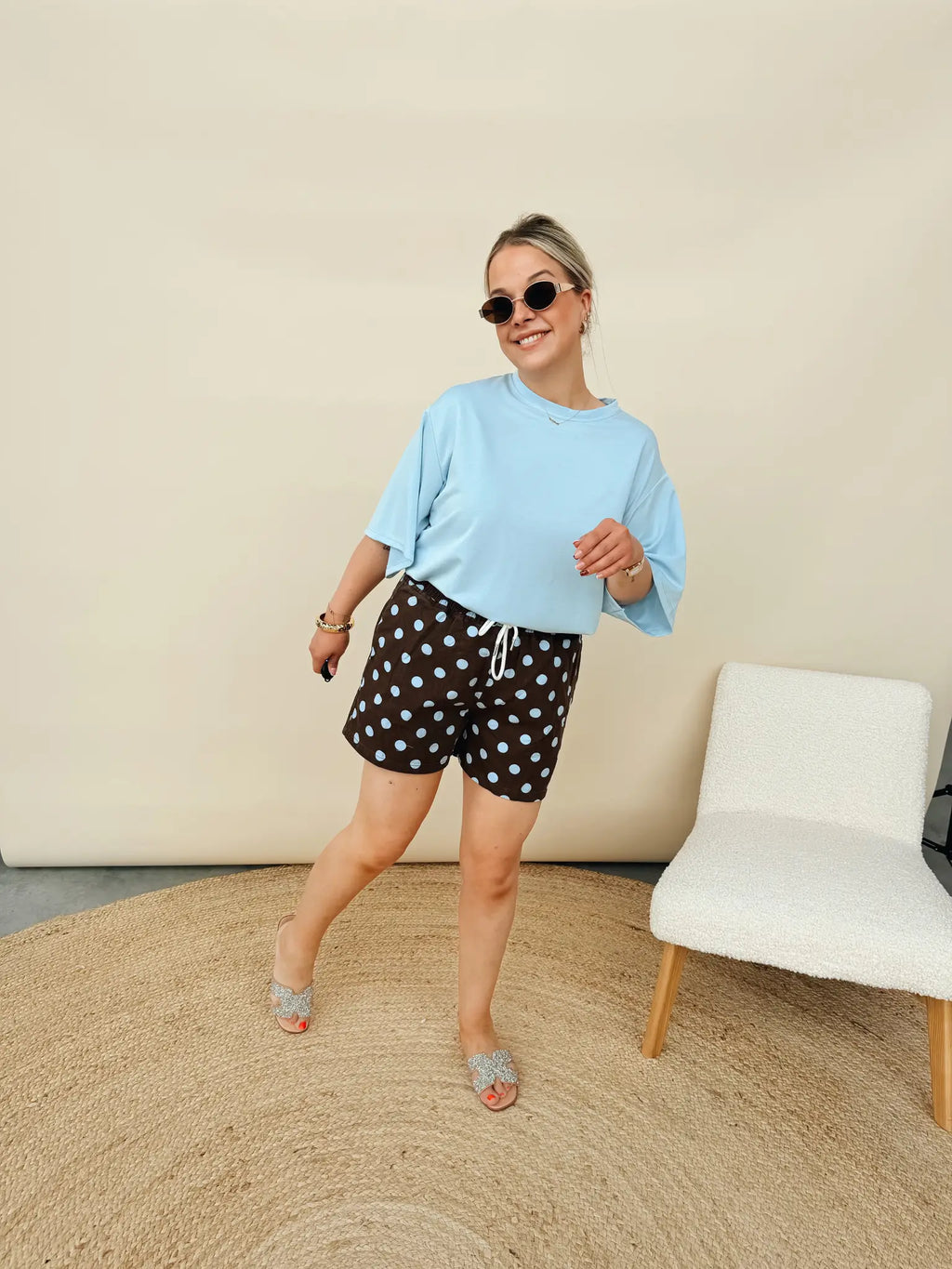 Nina Dot Short Choco