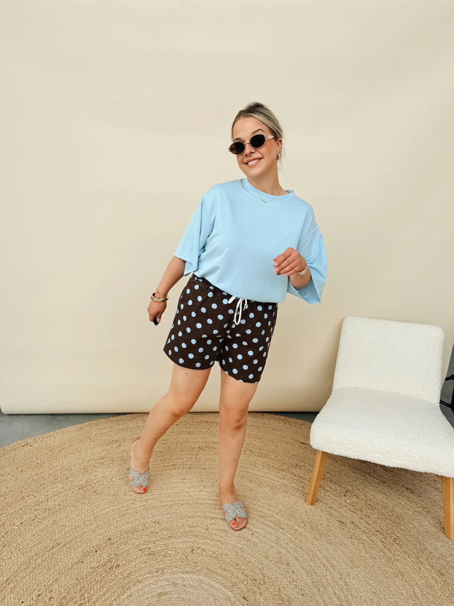 Nina Dot Short Choco