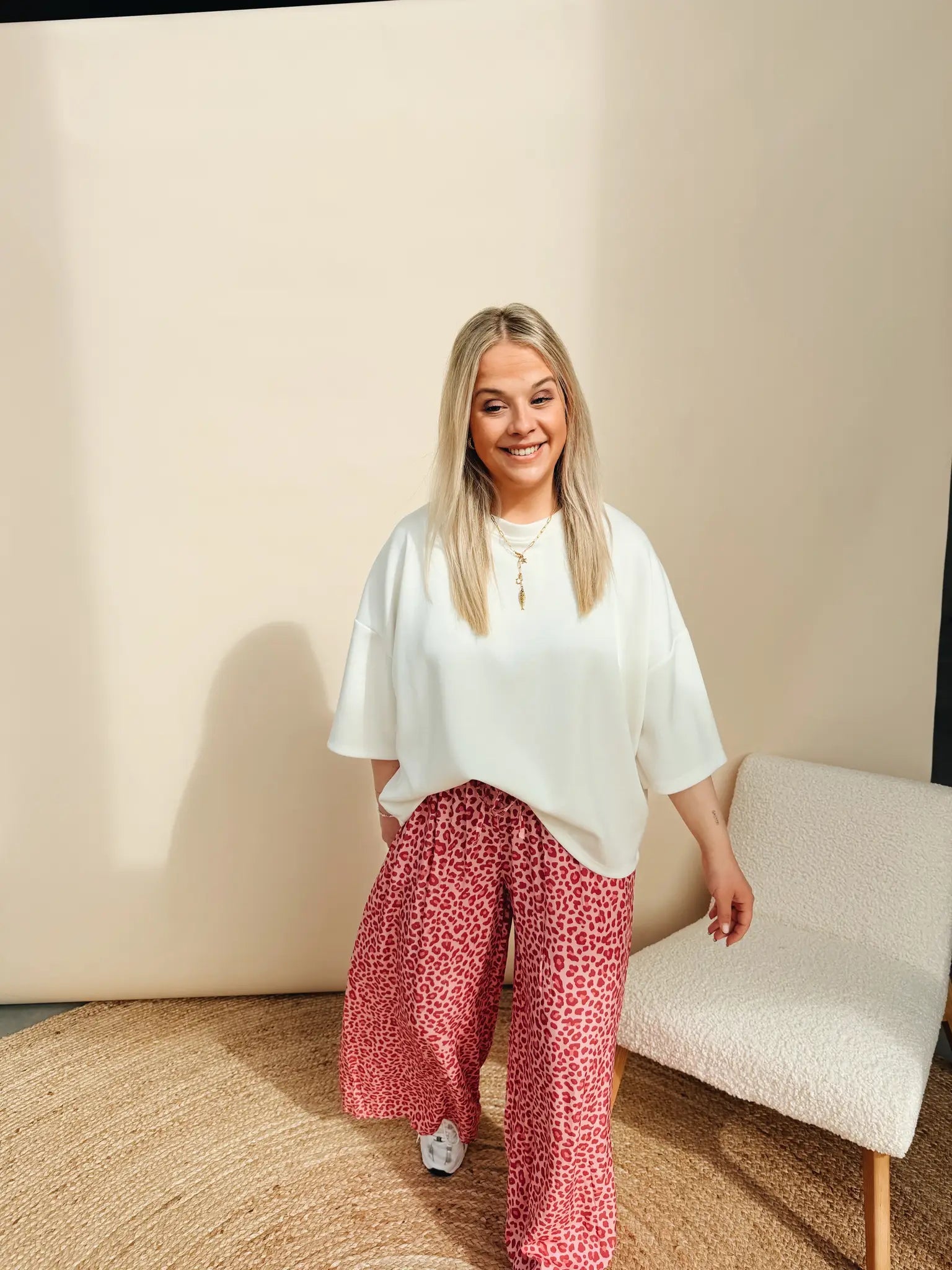 Annebel Leopard Pantalon