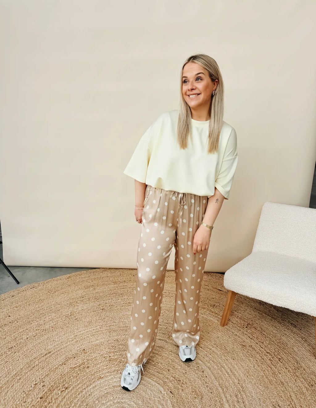 Féline Dot Pantalon