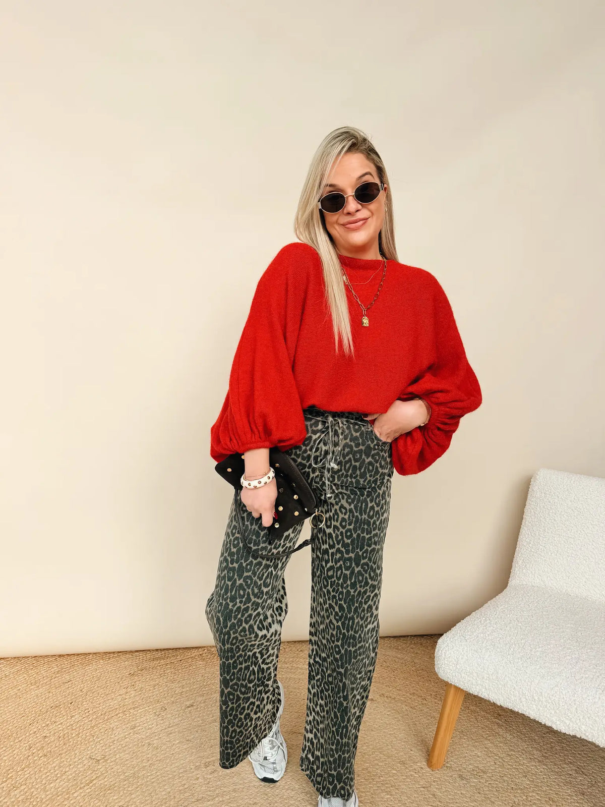 Bea Knit Rood
