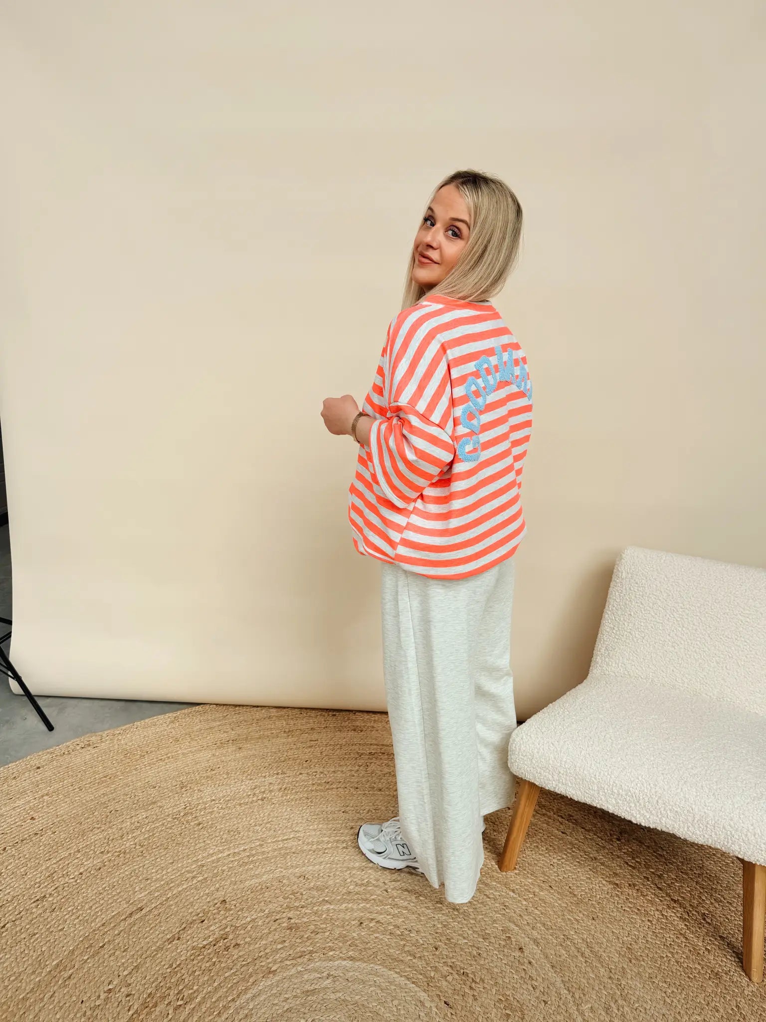 Clementine Pantalon Lichtgrijs