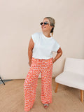 Odile Leopard Pantalon Oranje
