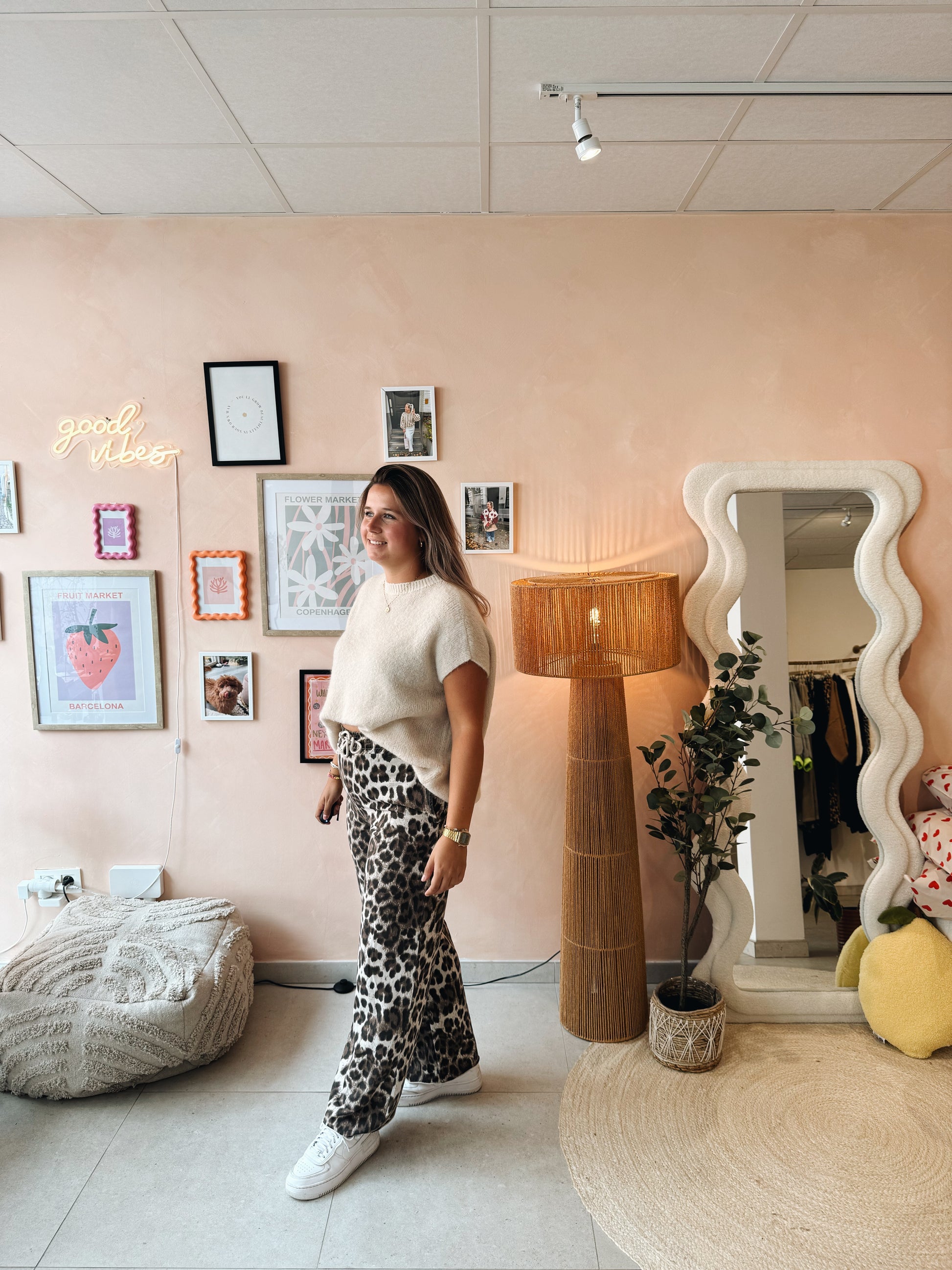 Noa Leopard Pantalon