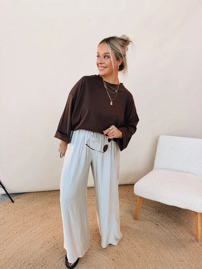 Nuria Pantalon Beige