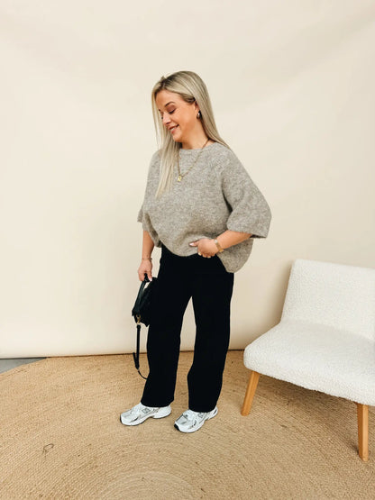 Cassandre Balloon Jeans Zwart