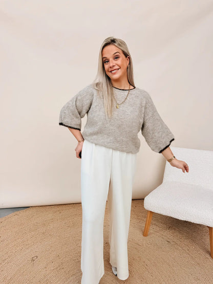 Clémentine Pantalon Ecru