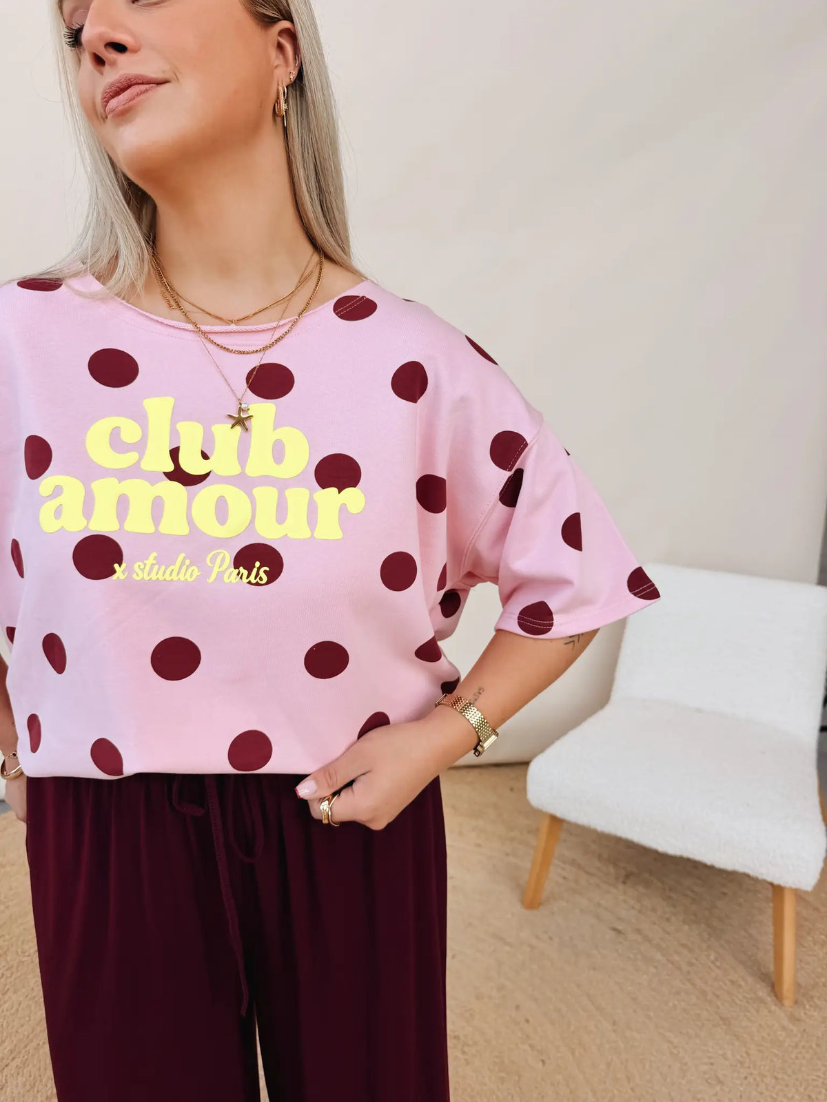 Shirt Club Amour Rose