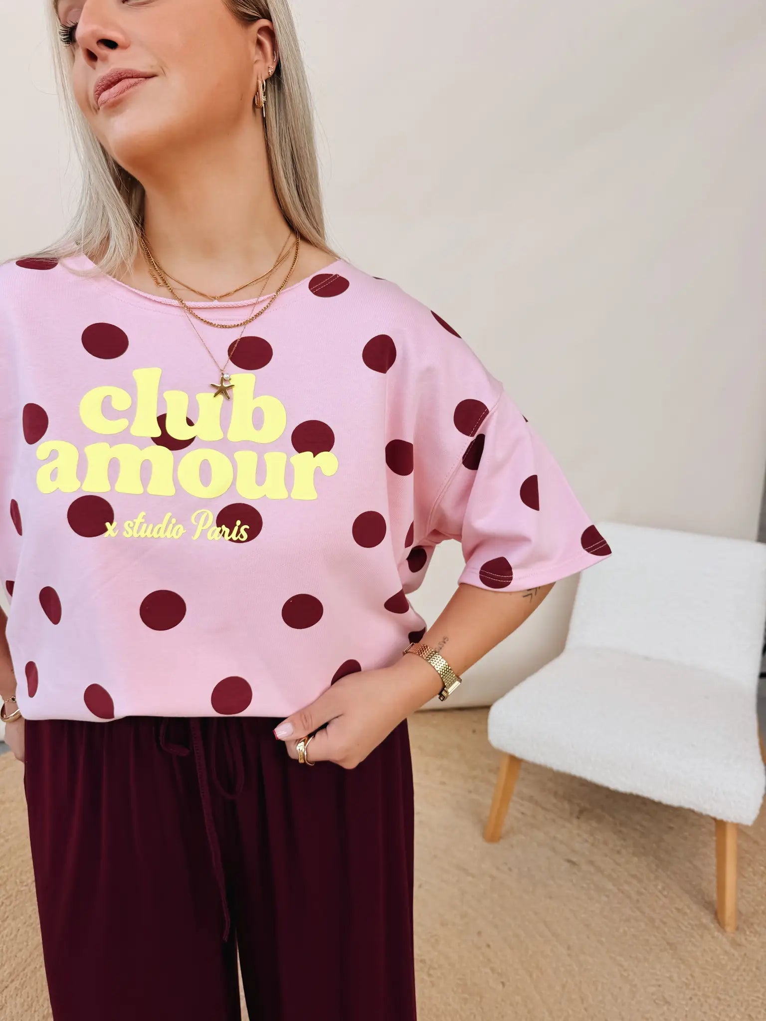 Shirt Club Amour Rose