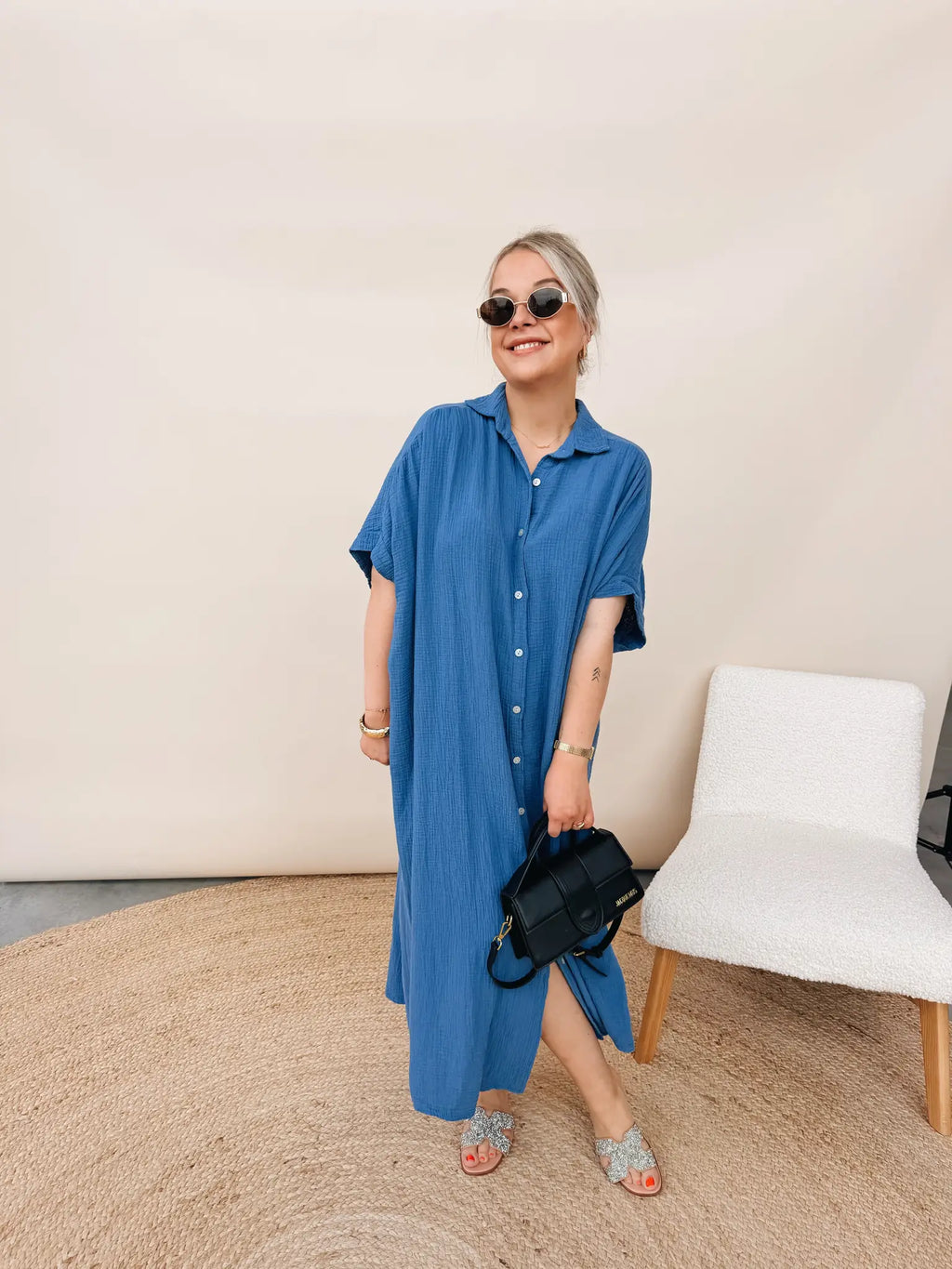 Mona Jurk Blauw