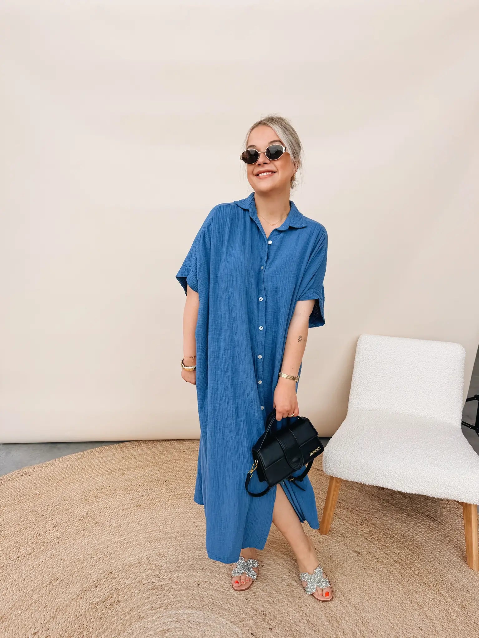 Mona Jurk Blauw