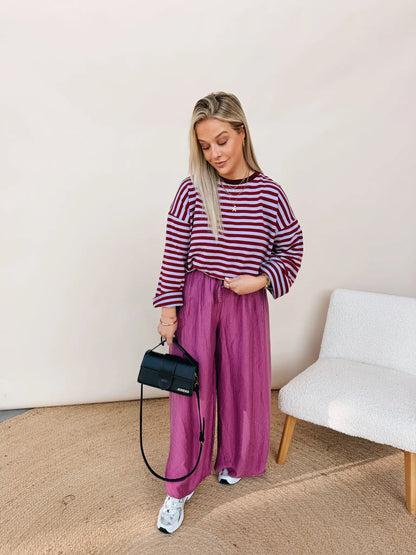 Leonore Pantalon Magenta