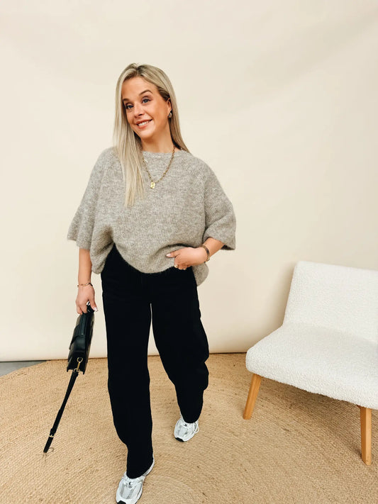 Cassandre Balloon Jeans Zwart